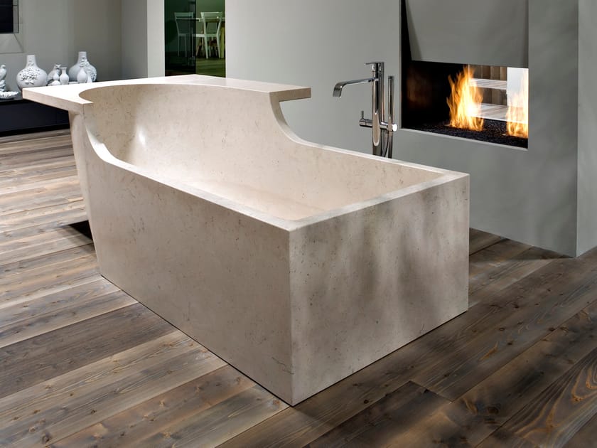 Ванна в центре комнаты в Cristalplant® Antoniolupi TALAMO4 ARCH-00022372