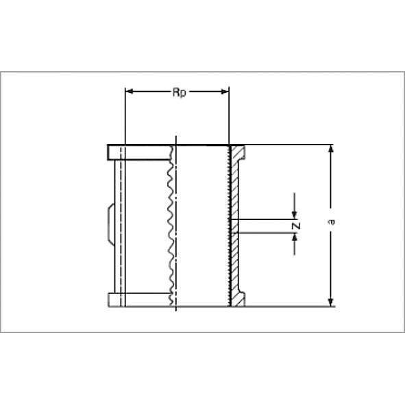 1327014 SANHA 3270 PURAFIT муфта ВР-ВР 1/4 мм  - Вид №1