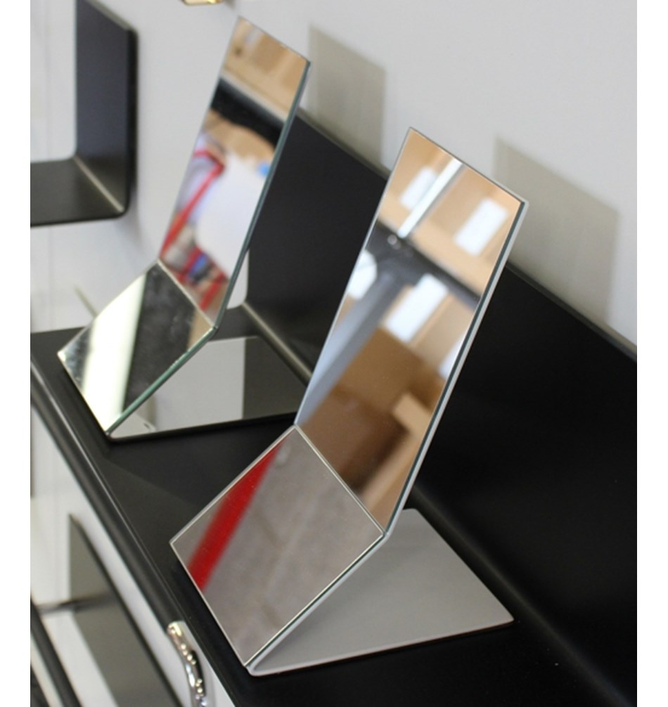 FROST Зеркало 4122, настольное » белое Нержавеющая сталь Белый U4122-W  - Вид №1