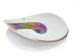 Тарелка для фруктов из муранского стекла ручной работы