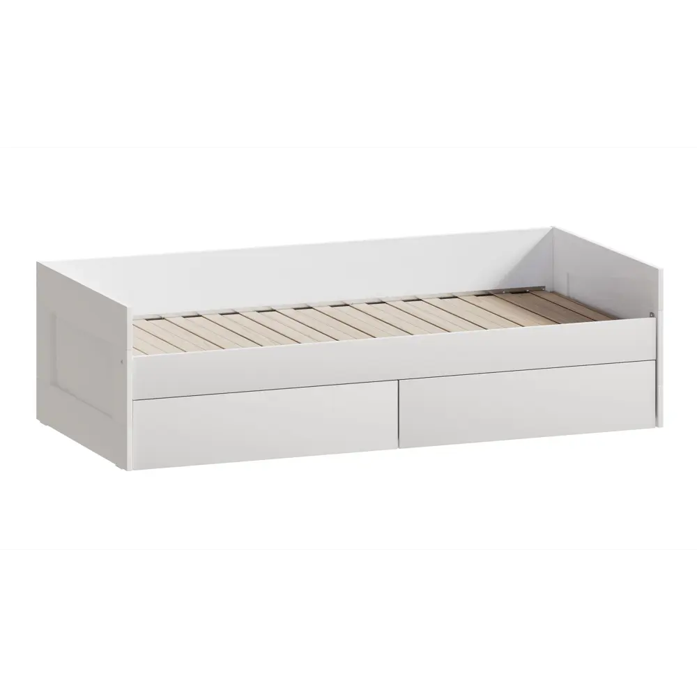 Кровать Шведский стандарт Сириус Ш96x204.4 см цвет белый STLM-2033594