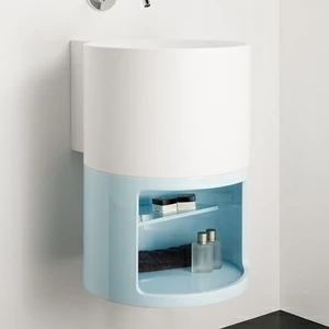 TA011 Подвесная раковина настенная овальная Inbani  белая