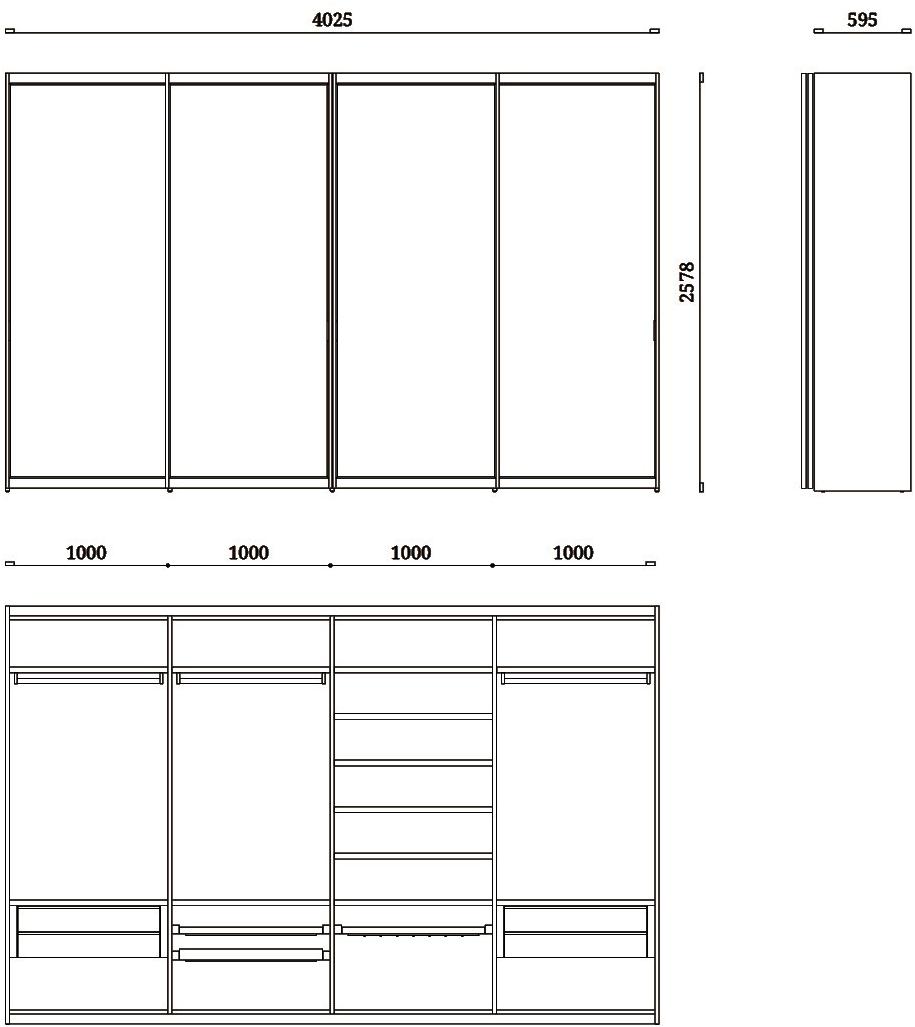 Febal Casa Стеклянный шкаф с раздвижными дверьми Aurora sun-id-1477193 - Вид №3