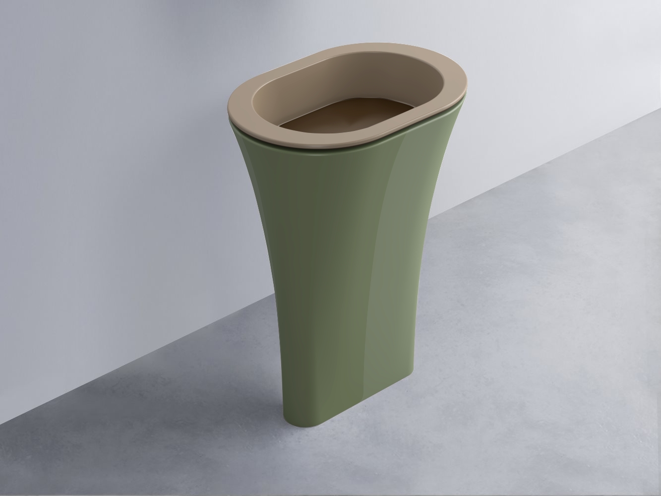 AMLA65-AN+AMPILO-CA+AMCOLO-AG Раковина Amedeo Ovale отдельностоящая cielo Enjoy + Amedeo Ceramica Cielo