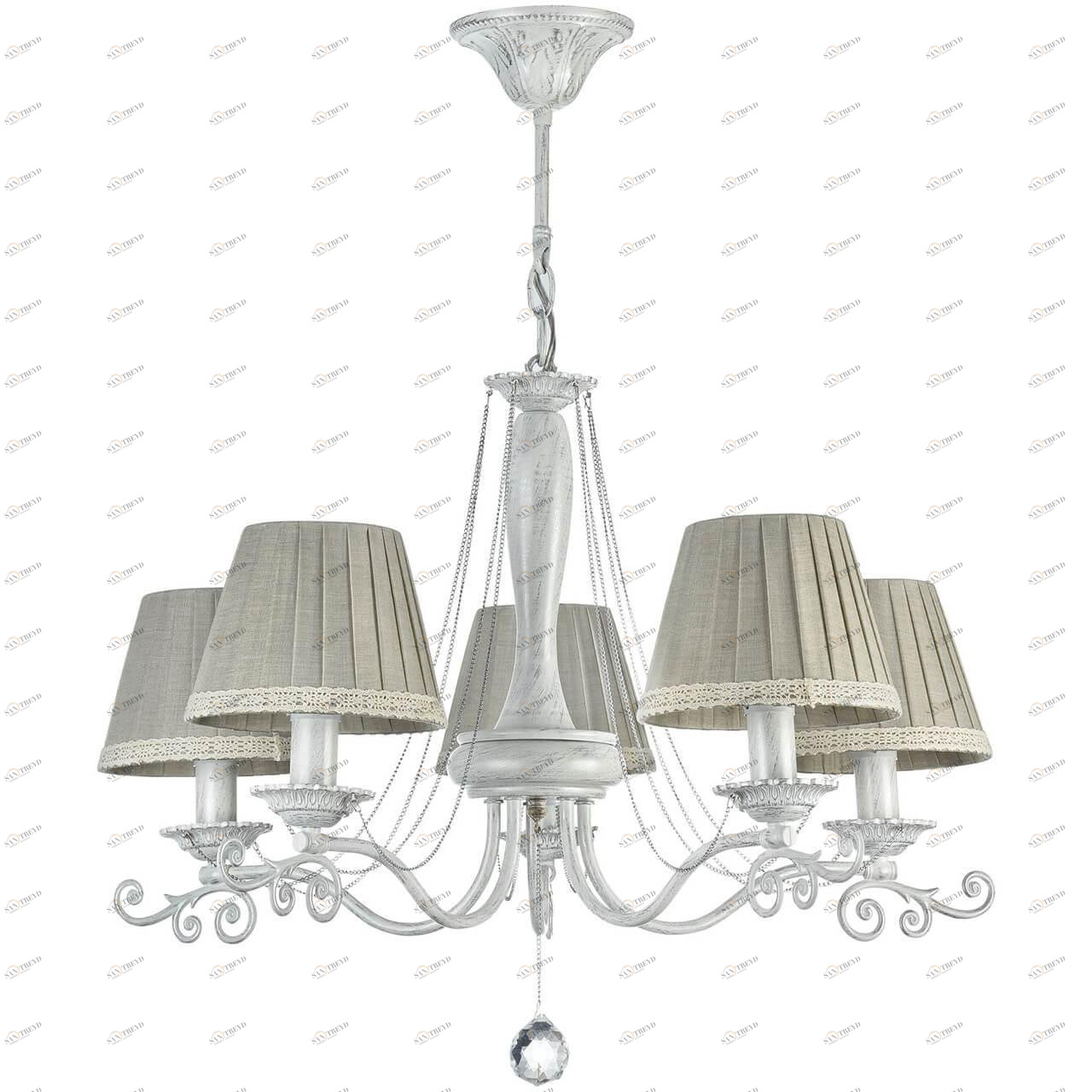 Подвесная люстра Freya Donata FR2759-PL-05-W FREYA DONATA 186865 Серый 