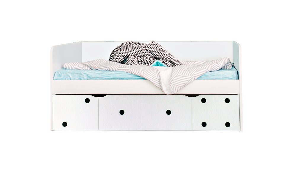 Детский диван-кровать с дополнительным спальным местом "Продленка" МАНДАРИН ПРОДЛЕНКА 178747 Белый Santreyd  - Вид №3