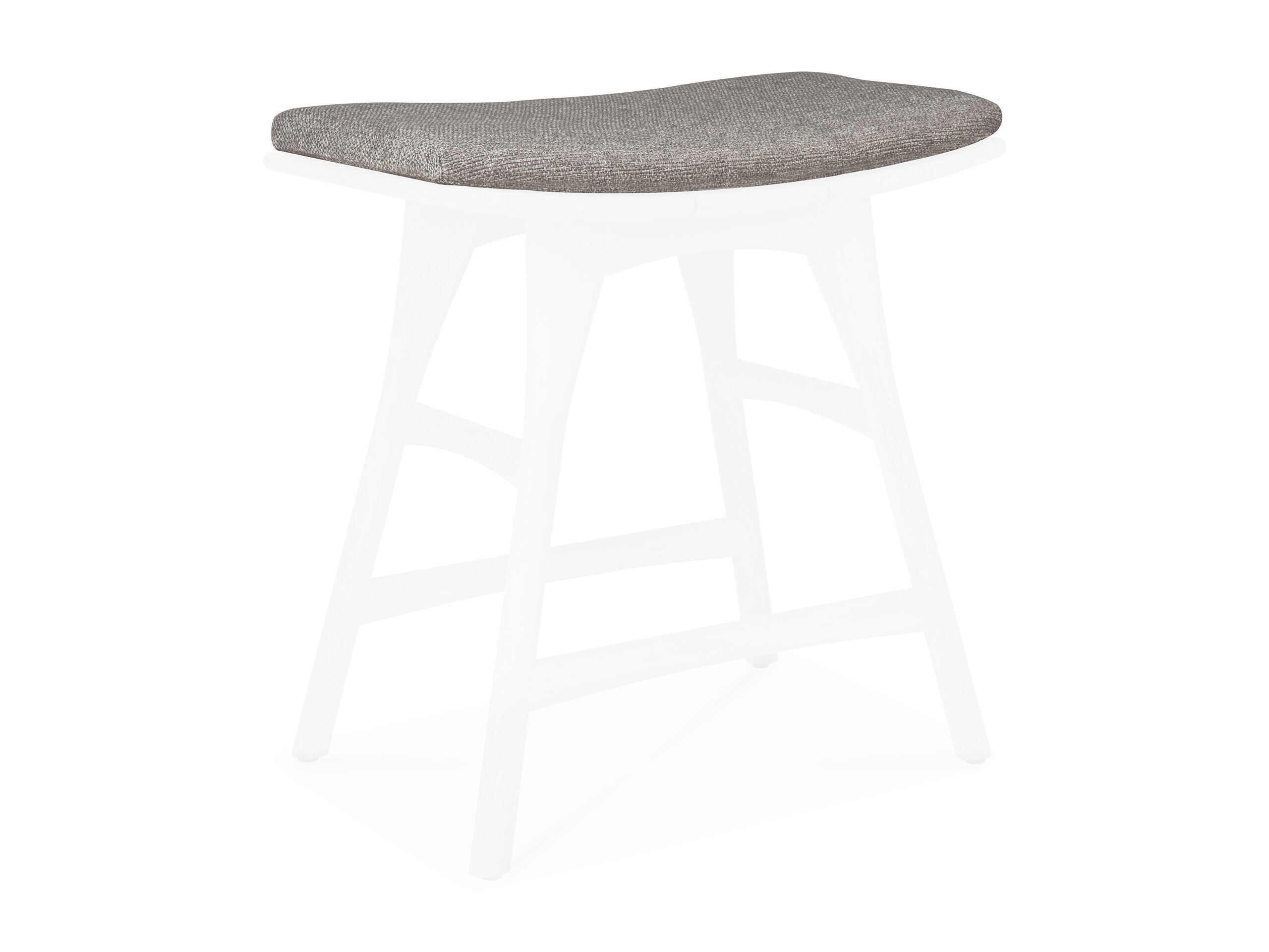 Открытый сплошной цвет полипропиленовая подушка Ethnicraft кость ARCH-00118775 - Вид №1