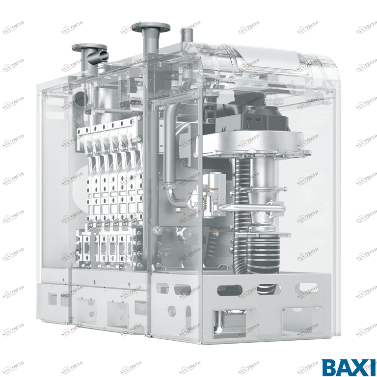 7702606 Напольный газовый конденсационный котел увеличенной мощности BAXI POWER HT-A 1.500 BAXI 