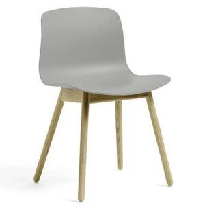 Стул AAC12, светло-серый с матовыми ножками
