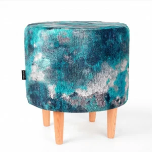 Пуфик круглый синий Delphi ARBEN DECOR MAGIC DELPHI 00-3833282 Бирюзовый;разноцветный;синий