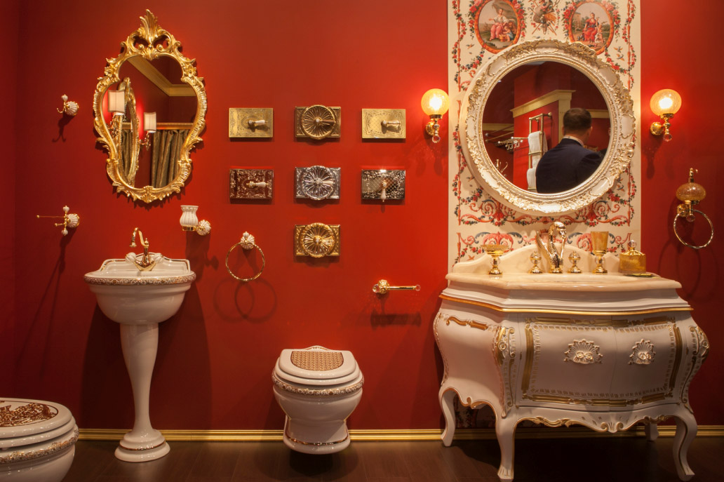 ML.MLD-25.740.D2 Подвесной унитаз настенный Золотистый Migliore  Италия  - Вид №3