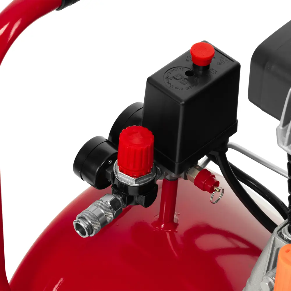 Компрессор сетевой ременной масляный Kronwerk 58106, 100 л 380 л/мин STLM-2196351 - Вид №20