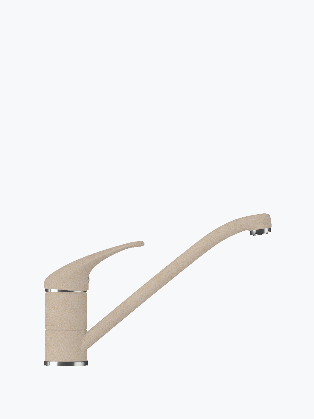 694609 Смеситель кухонный "Низкий" в тон мойки Polygran 