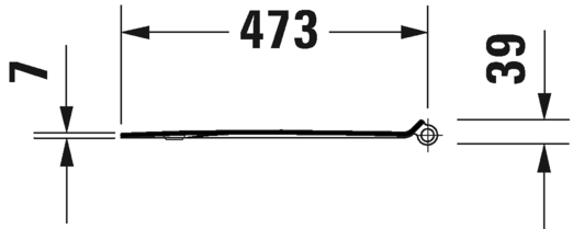 0060510000 Крышка сиденье для унитаза Duravit Durastyle - Вид №8