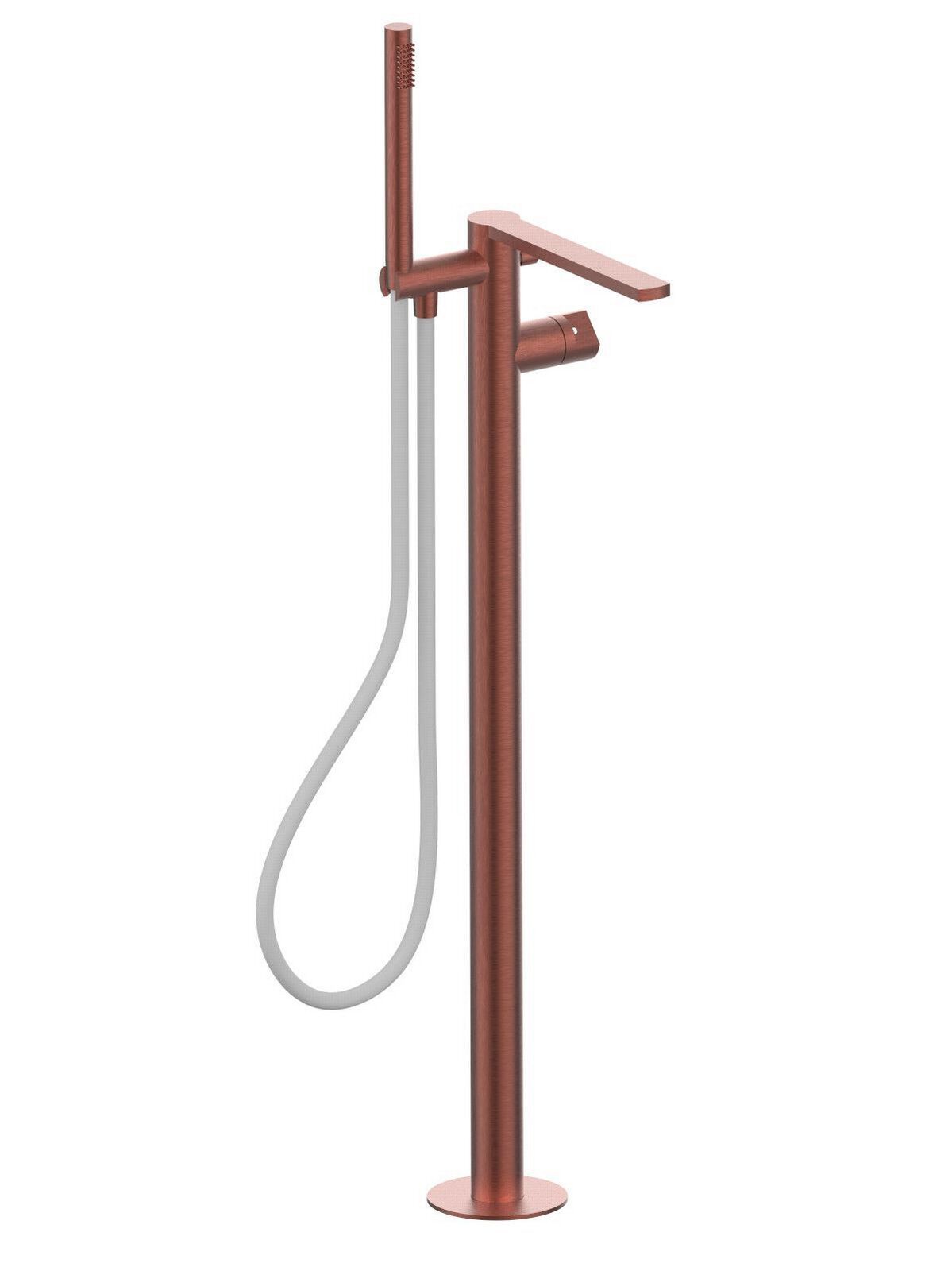 Однорычажный смеситель для ванны из нержавеющей стали с ручным душем Rubinetterie Frattini Borgia ARCH-00015143 - Вид №4