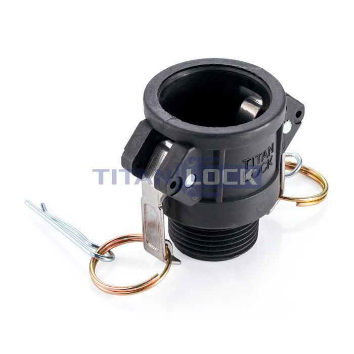 Камлок полипропиленовый тип B розетка, наруж. резьба BSP 2 1/2", TL250BPP TITAN LOCK  - Вид №4
