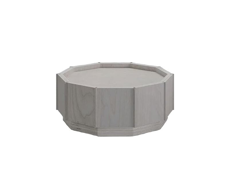 Низкий деревянный журнальный столик с отсеком для хранения VESTA FURNITURE барабаны ARCH-00080384 - Вид №9