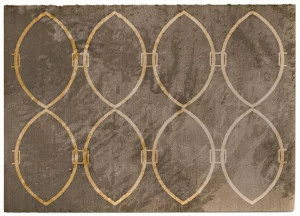 Carpanese Home Прямоугольный коврик с геометрическими мотивами  7460