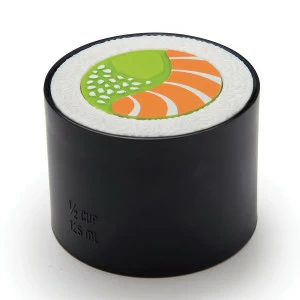 Мерные чаши черные 3 штуки Makicups OTOTO ДИЗАЙНЕРСКИЕ 00-3880648 Черный