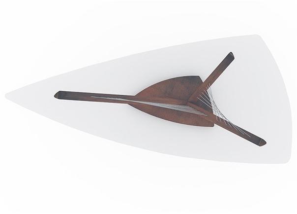 TrackDesign Письменный стол из стали и стекла  Itt27097  - Вид №2