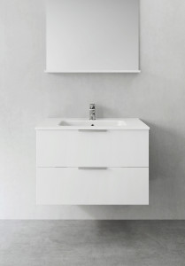 1390205 Шкаф Для Умывальника Форма Белый 800 Hafa  Белый