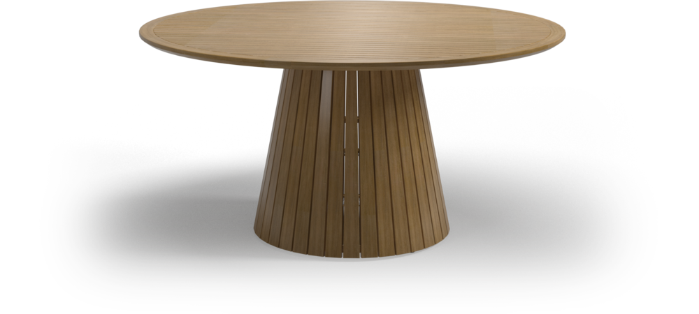 Whirl Teak Round Dining Table  Gloster Обеденный стол Whirl 