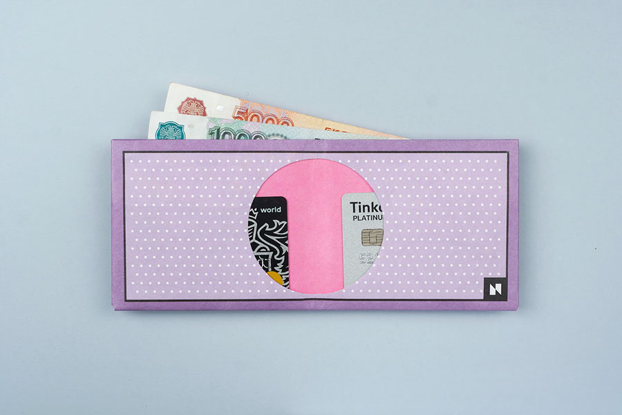 NW-082 Кошелек new construct, мультиколор New wallet  - Вид №4