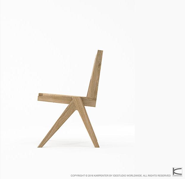 KARPENTER Стул из каната и дуба Tribute Tb06-o - Вид №2