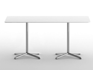 Прямоугольный стол со спицами