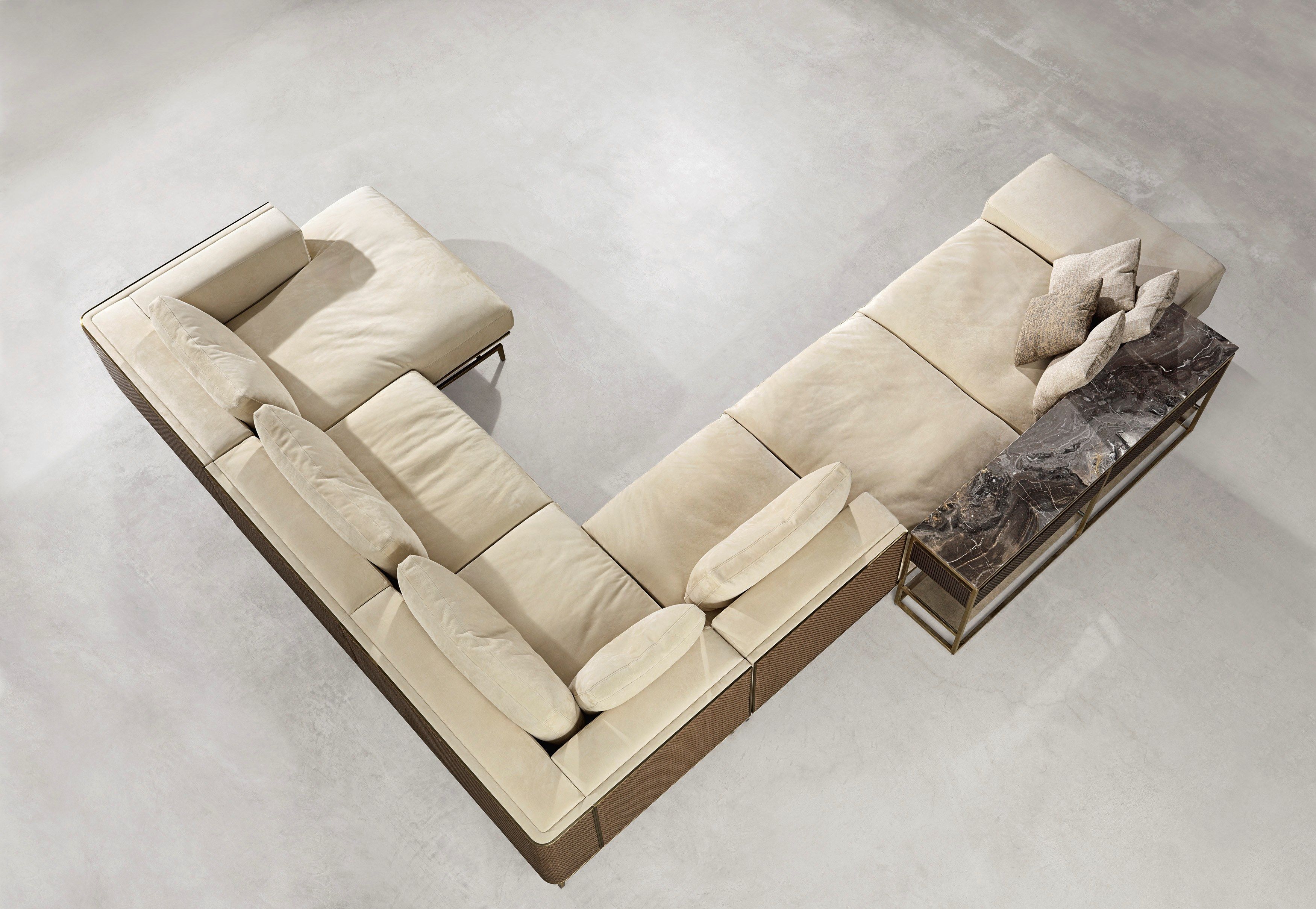 Угловой диван из ткани Visionnaire Backstage ARCH-00079554 - Вид №1