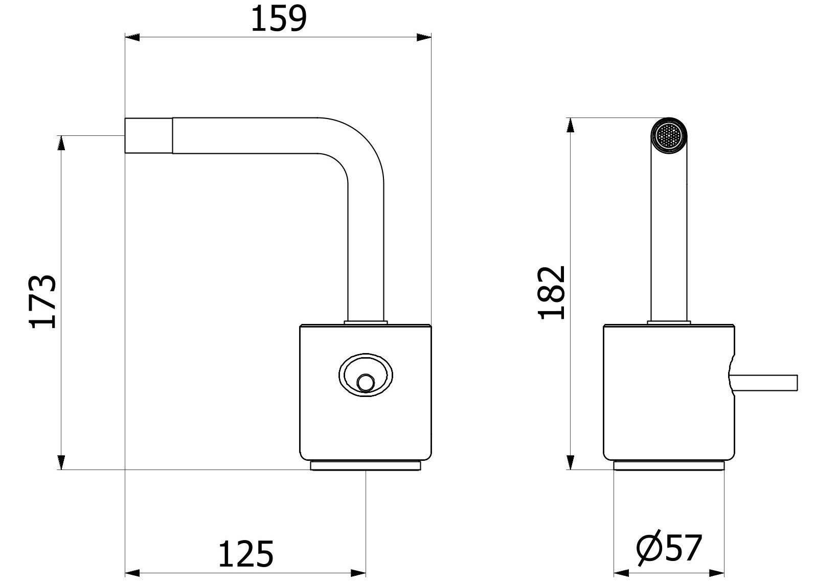 Смеситель для биде с одной ручкой из мрамора IB мрамор + мрамор Elle ARCH-00140636 - Вид №20