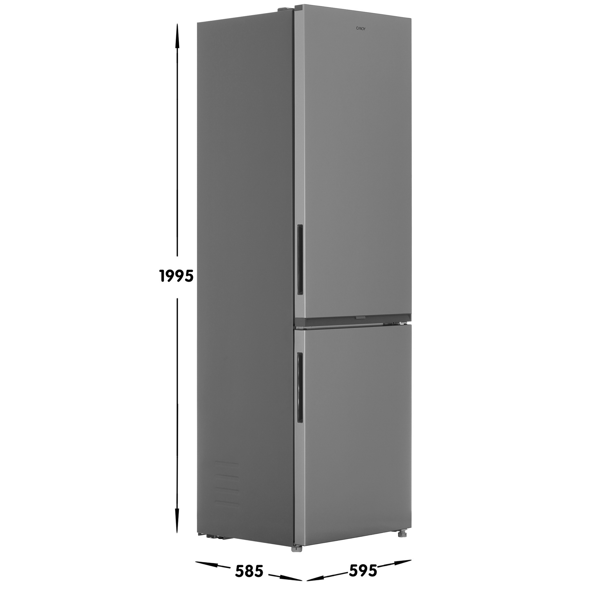 9267979 Холодильник с морозильником   Candy CFN6200S серебристый STDN-0147511 - Вид №6