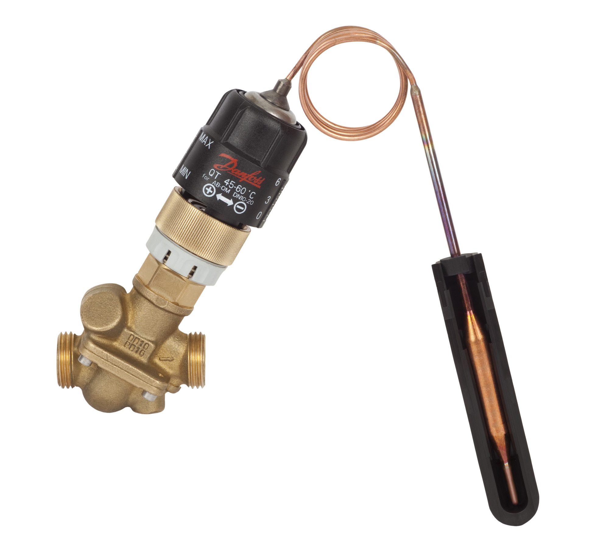 Danfoss Термостатические элементы для клапанов AQT QT термоэлемент 45-60 C, для AQT DN10-20 003Z0382  - Вид №1