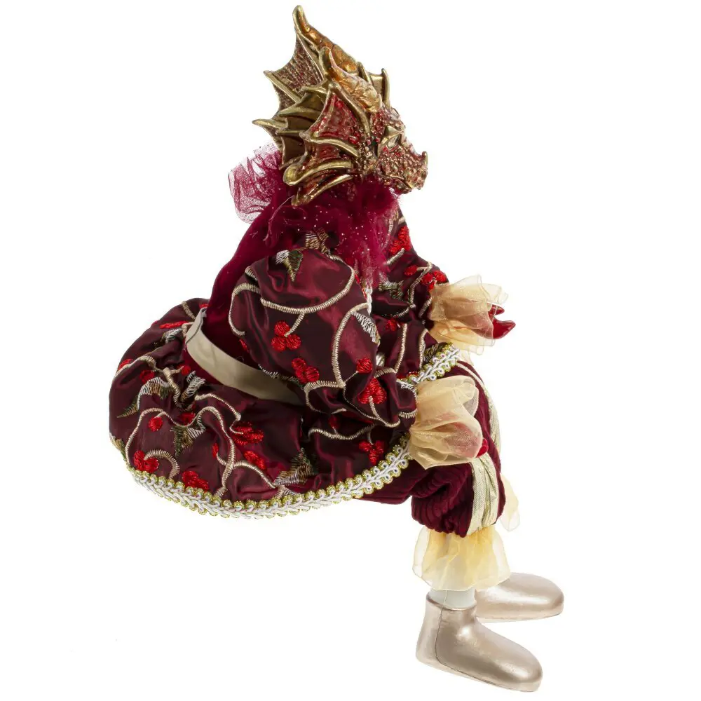 Фигурка новогодняя Дракон 40 см цвет бордовый Santreyd STLM-2034837 - Вид №4