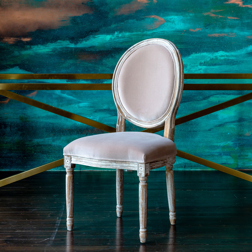 3112998 Стул «Луи / Пеликан» (бархат, белый жемчуг) Object Desire  - Вид №3