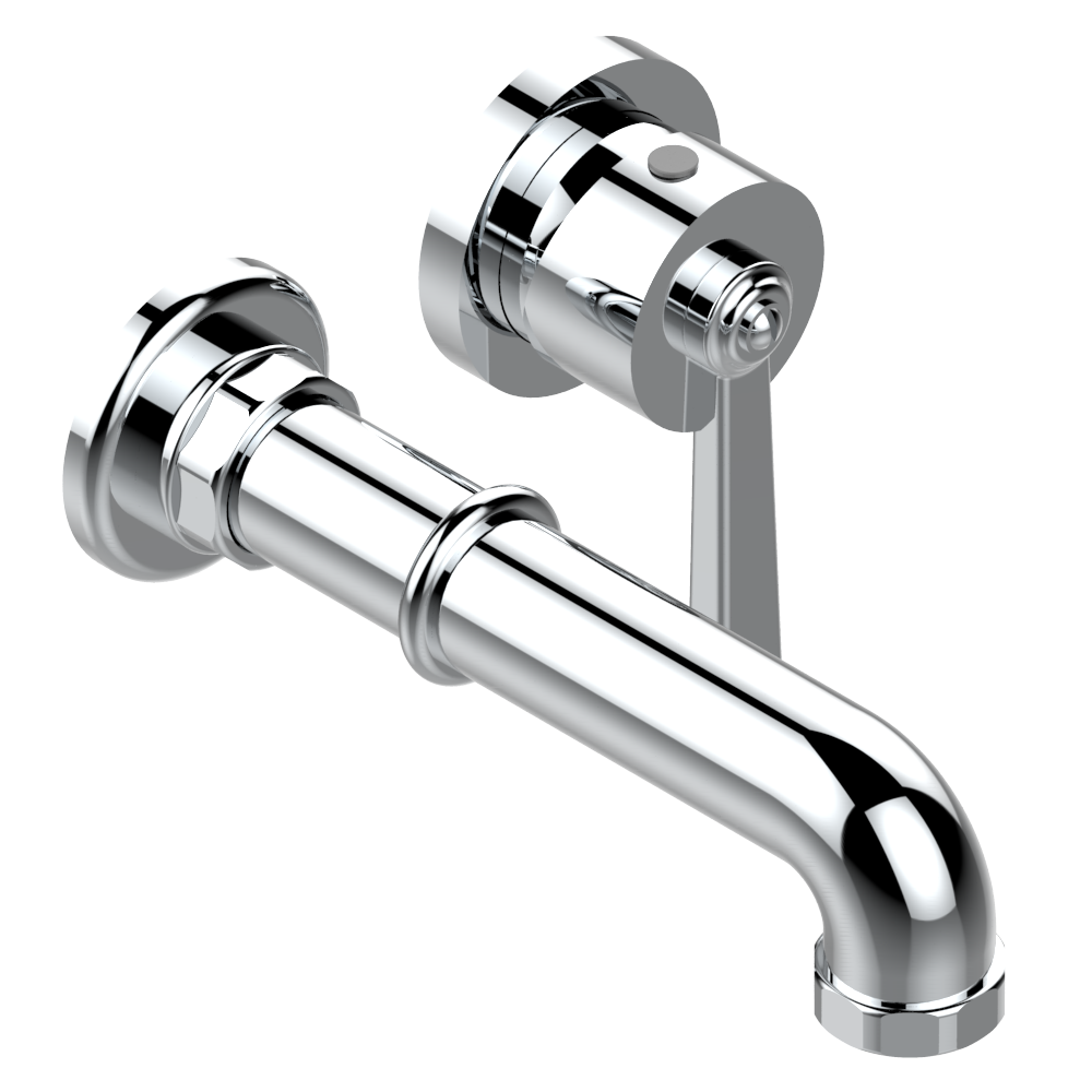 G7C-6541B Trim only for Built-in basin mixer with spout (two x 1/2'' inlets and one 1/2'' outlet), without waste Thg-paris Saint Germain Хром G7C 6541B A02 CAT.A