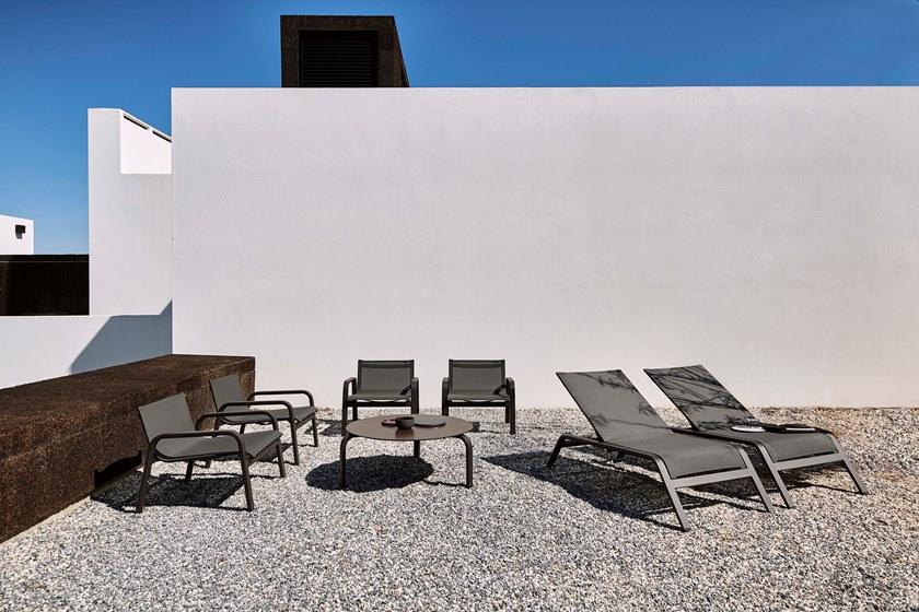 GANDIABLASCO Шезлонг с откидной спинкой из batyline® Stack sun-id-1360843 - Вид №3