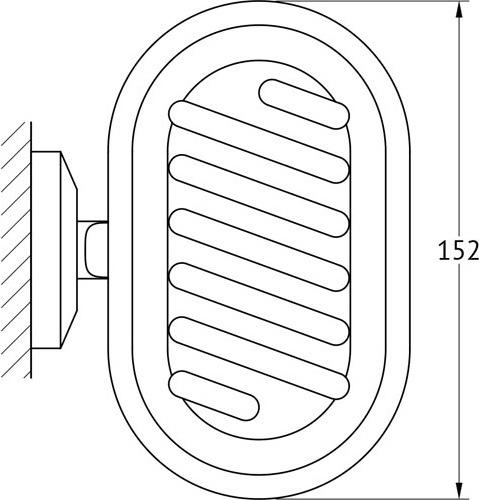 STA 010 Держатель с мыльницей FBS Standard - Вид №1