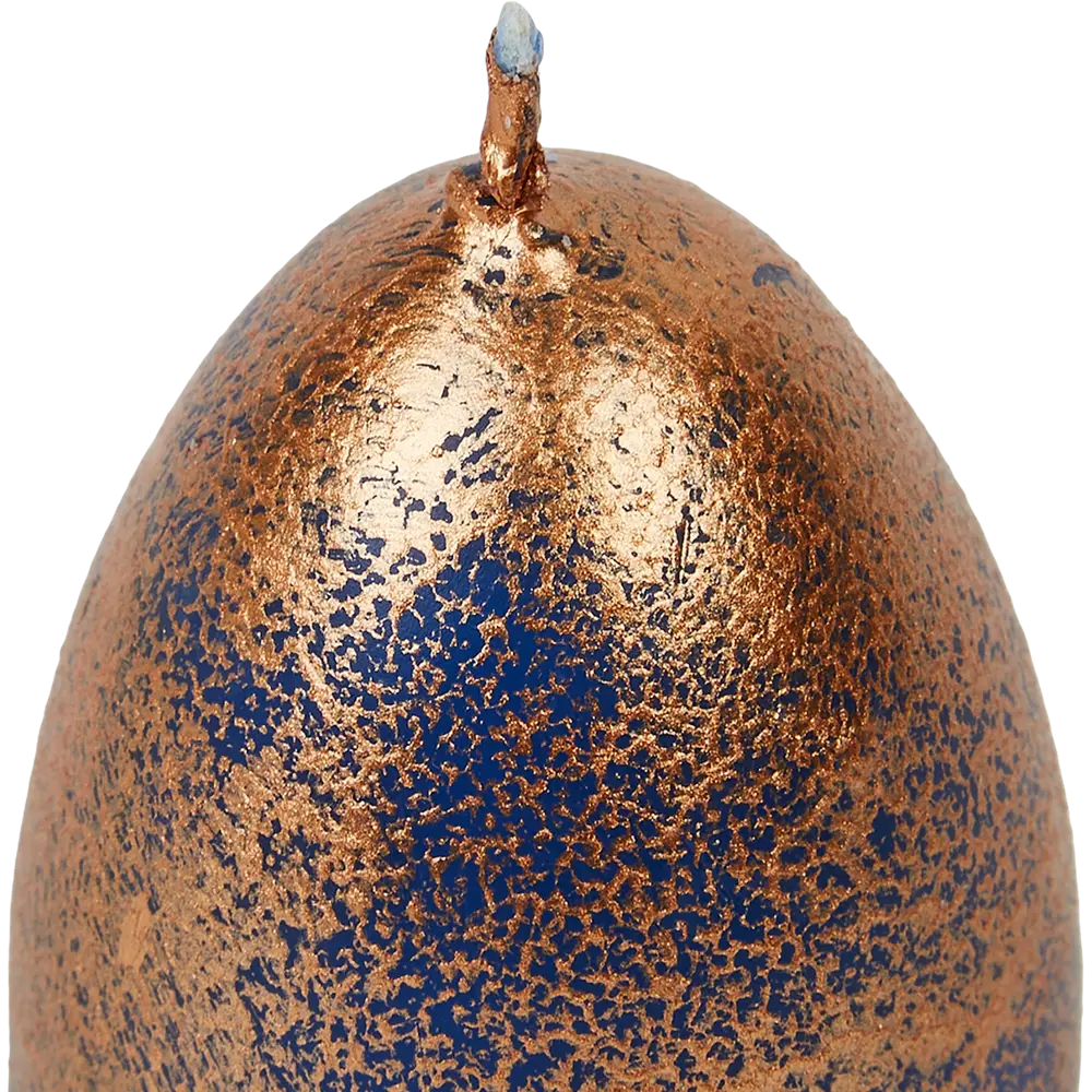 Свеча парафиновая Яйцо-3 малое синие с росписью 5,5 см EVIS STLM-2158376 - Вид №1