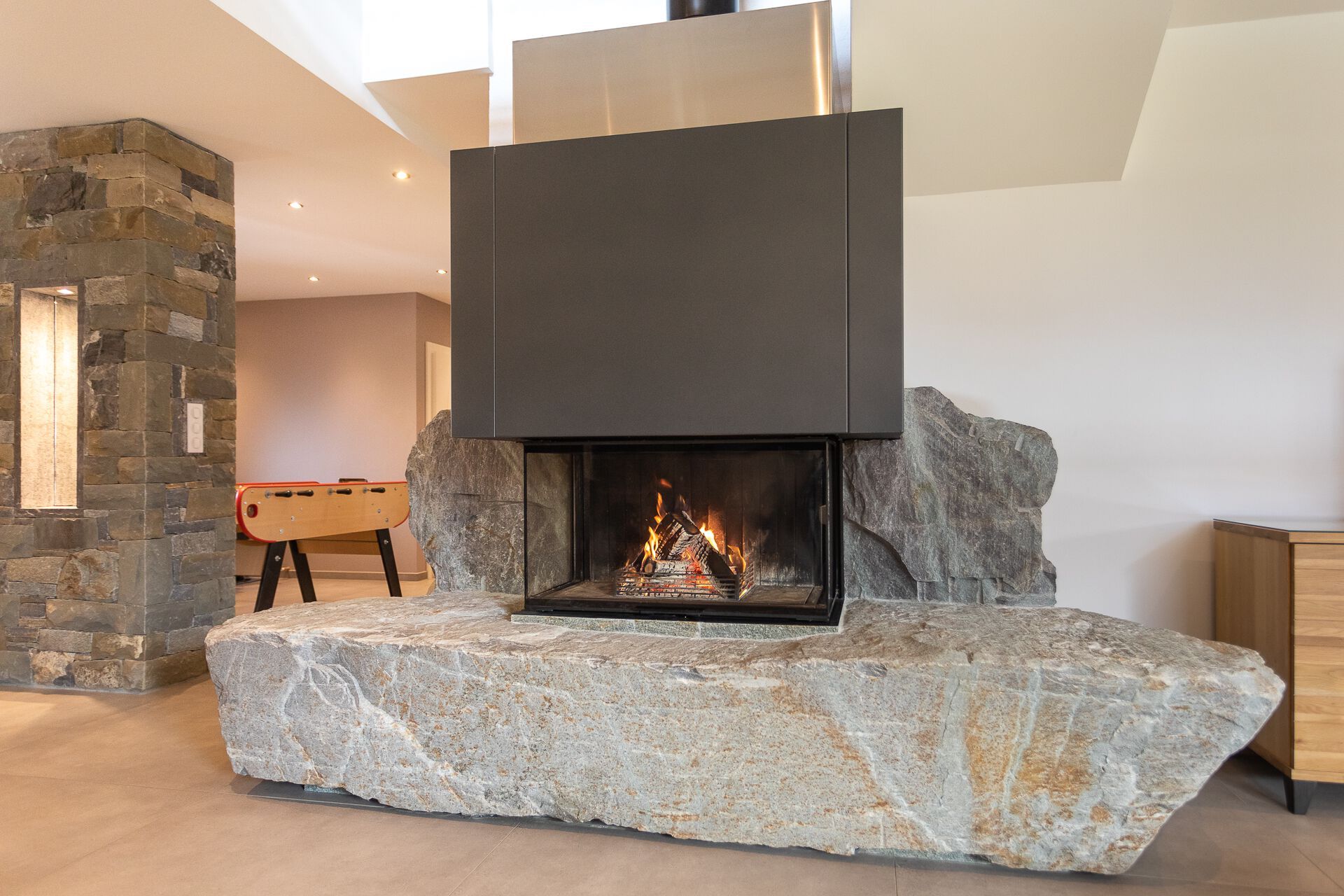 Стальной тройной фасад дровяной камин RÜEGG RIII ARCH-00096769 - Вид №5