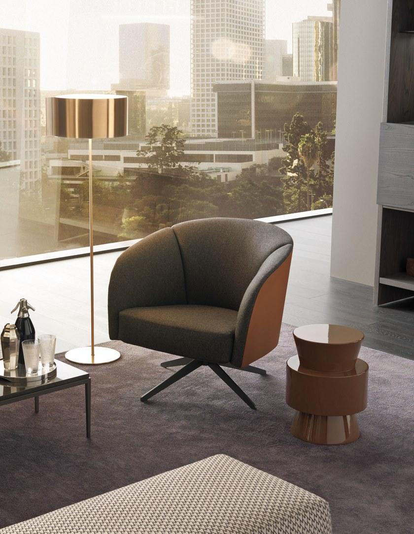 MisuraEmme Вращающееся кресло из ткани с подлокотниками sun-id-1465032 - Вид №5