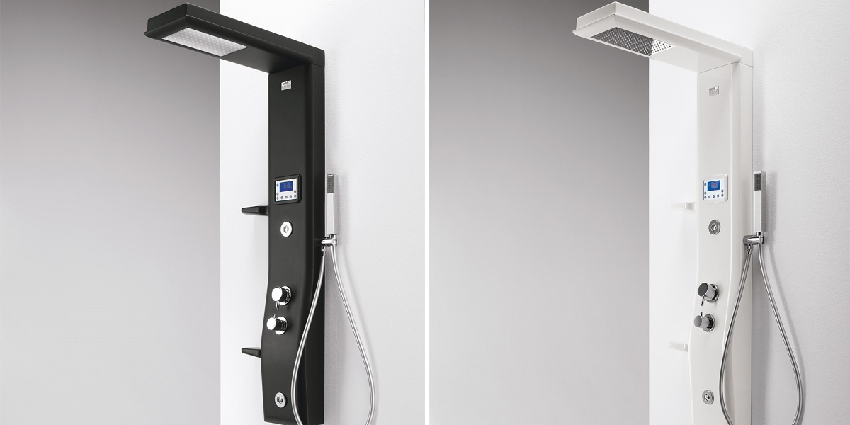 Душевая колонна Etoile Lilac 160 см c хромотерапией и изливом 4ETA8N0L Gruppo Geromin - Вид №3