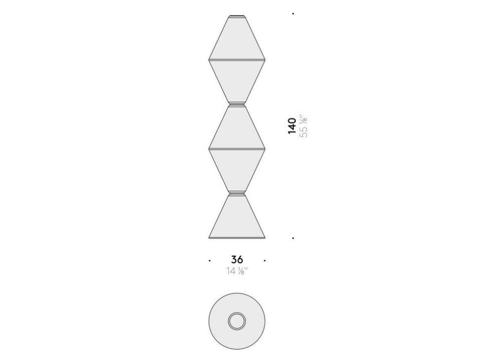 Стеклянный светодиодный торшер DE PADOVA Helium ARCH-00062349 - Вид №3