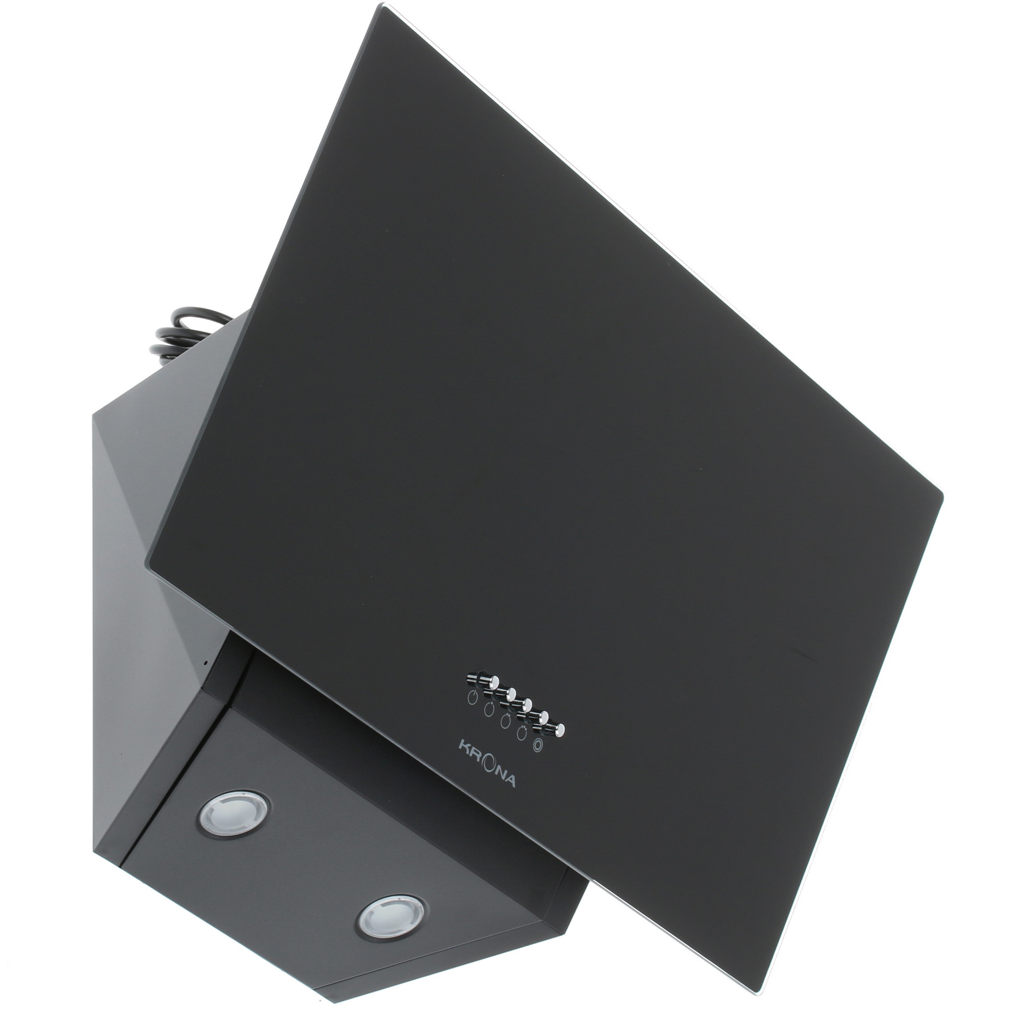 1611852 Вытяжка наклонная KRONA GABRIELE 600 black PB черный STDN-0048627