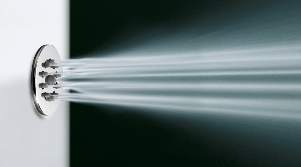 I02138 Потолочный & настенный душ Tondo Flat Ø 40 mm - Gom - Box BOSSINI  - Вид №1