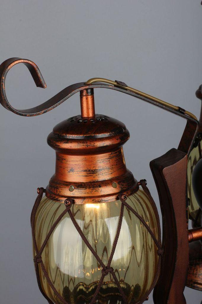 Подвесная люстра Omnilux OML-58303-05 OMNILUX ДИЗАЙНЕРСКИЕ 184645 Коричневый  - Вид №2