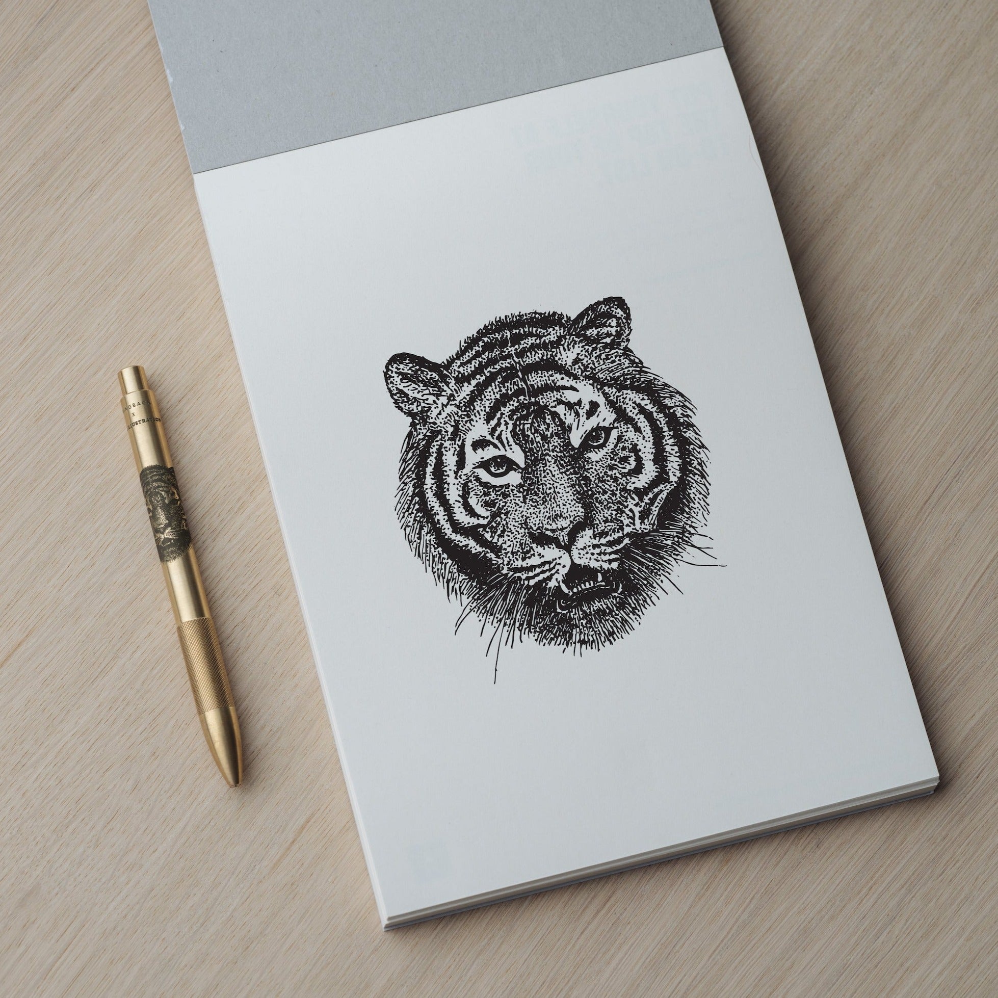 W207BRA-55AM X 5AM Иллюстрация — механический карандаш — латунь — 0,5 мм Wingback  - Вид №1