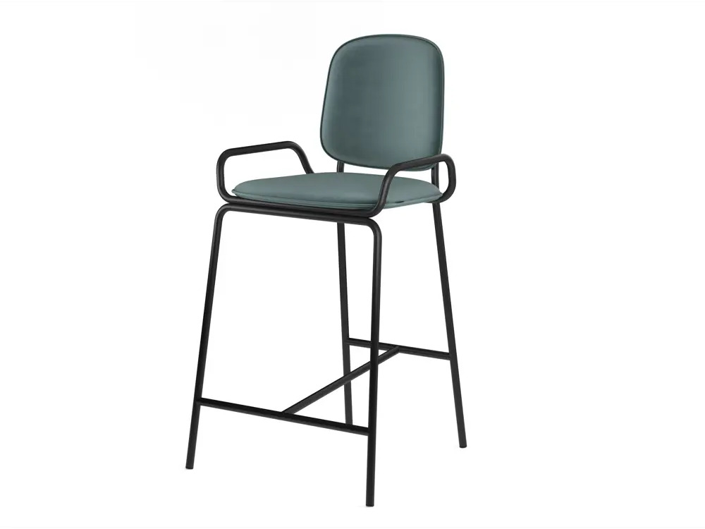 91056963 Полубарный стул Latitude 2 frame 52.7x95.8x53.9 цвет зеленый STLM-0884789