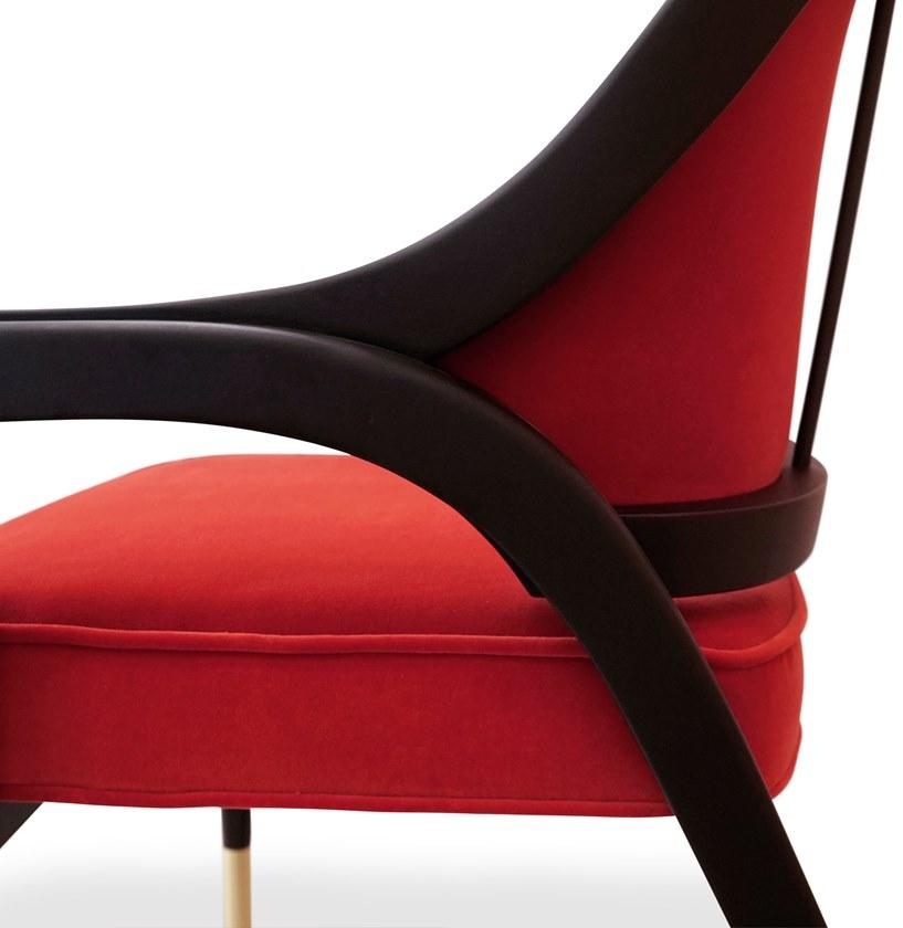 KOKET Стул из ткани с подлокотниками sun-id-1389899 - Вид №5