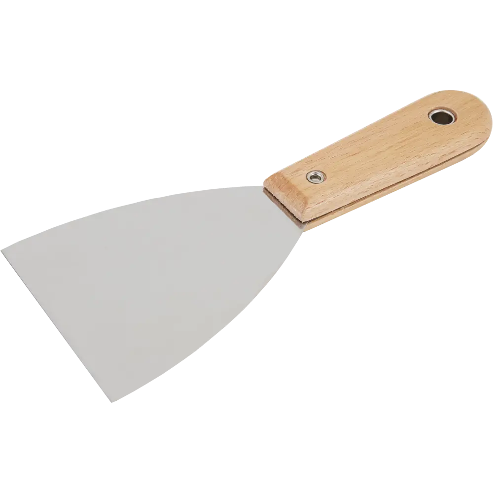 Шпатель малярный Hardy 0830-840008 80 мм, нержавеющая сталь, деревянная ручка STLM-2064105